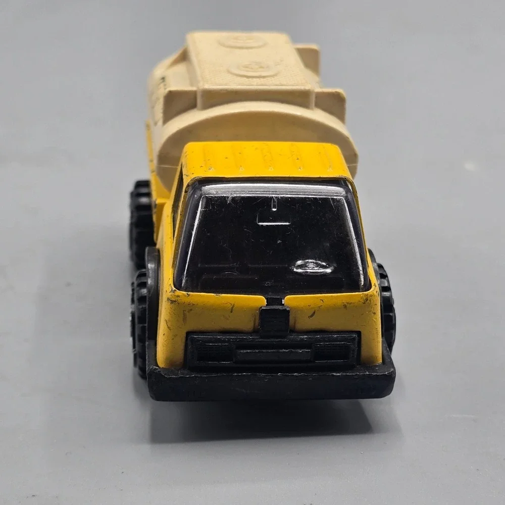 Vintage Tonka Tanker Truck Yellow Diecast Metal Made in Japan Toy Vehicle